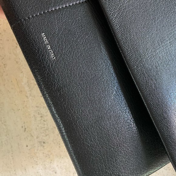 RARE Céline 2017 Black Folded Clutch with Removable Strap | Pheobe Philo Era - Picture 3 of 9